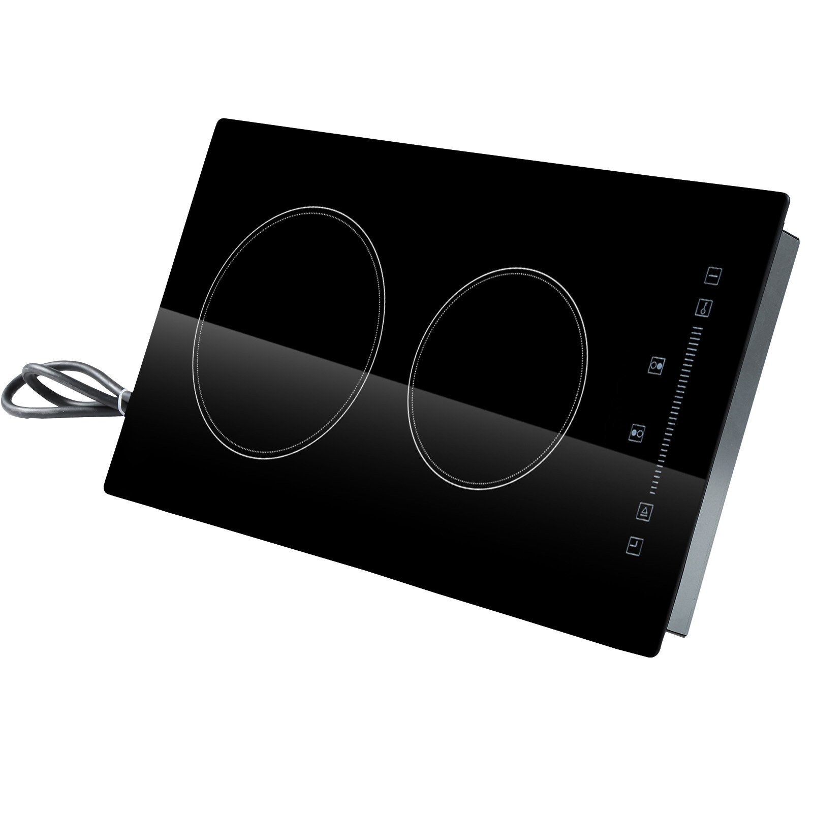 VEVOR 12″ Built-in Electric Cooktop Radiant Ceramic Cooktop 2 Burners 110V