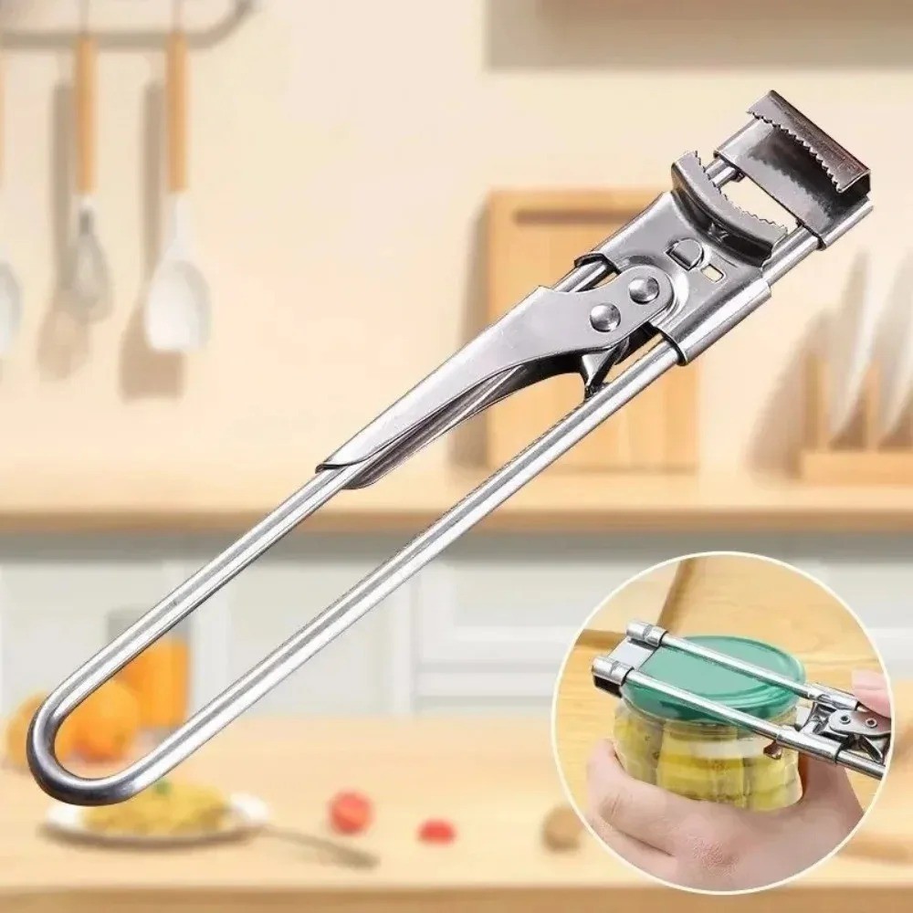 2Pack Adjustable Stainless Steel Jar Opener for Seniors Arthritis Weak Hand Tool