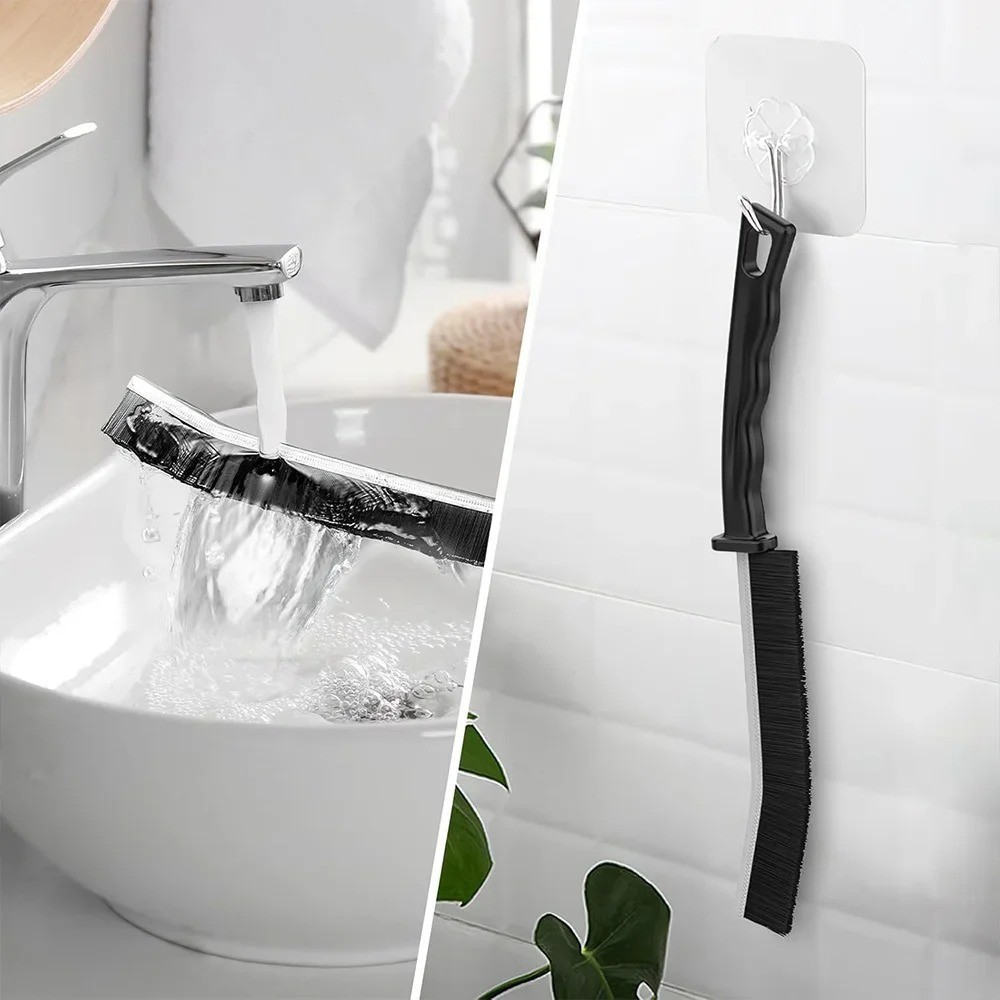 Gap Cleaning Brush Hard Bristle Crevice Cleaner for Kitchen Bathroom Tile Grout