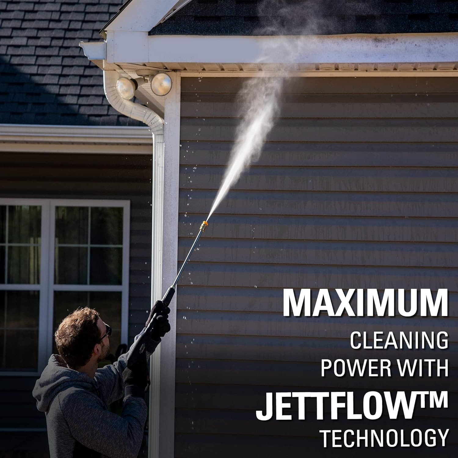 2300 PSI Trubrushless (2.3 GPM) Electric Pressure Washer, 25’ Hose, Quick Connec