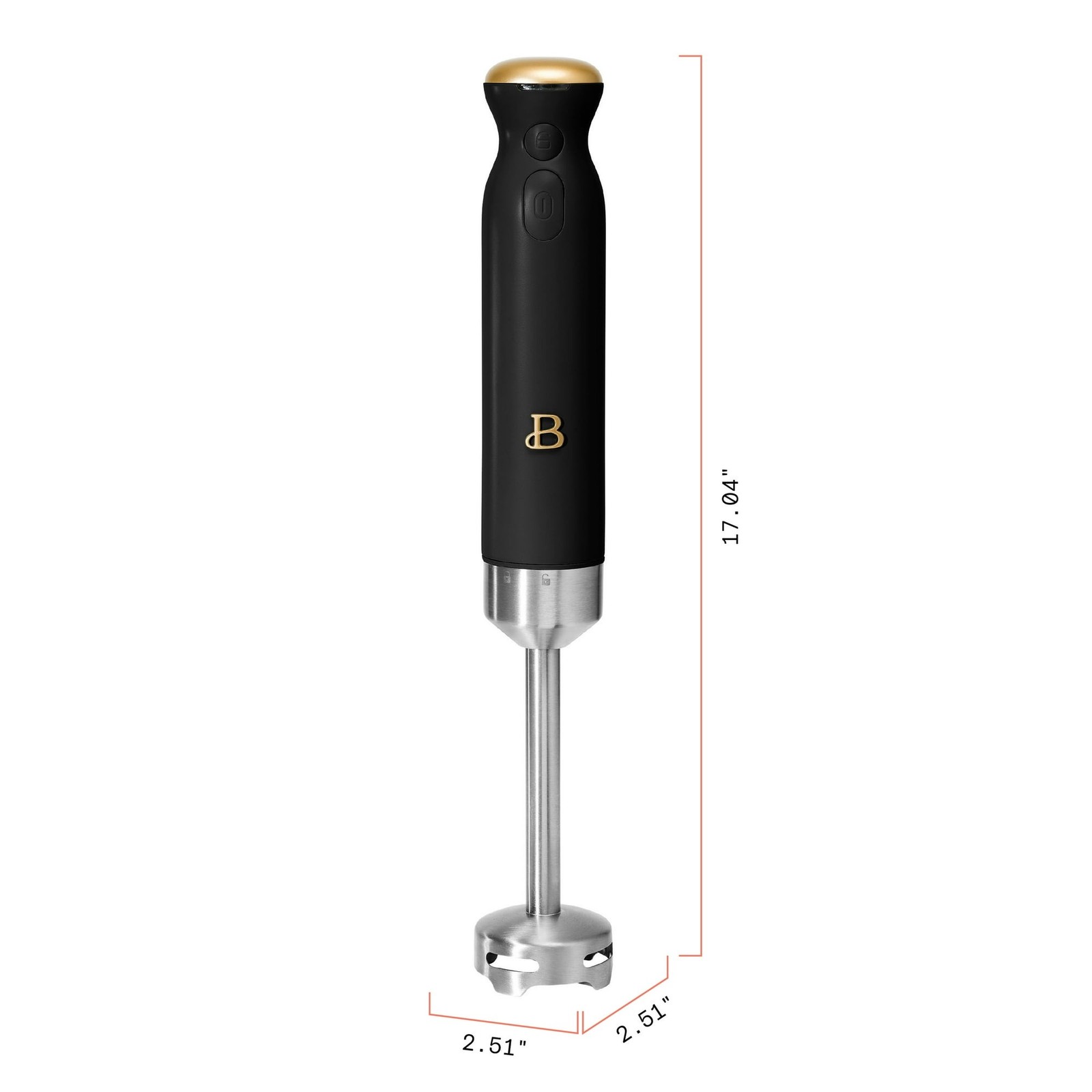 Beautiful 19419 Cordless Immersion Blender w/7.5″ Stainless Steel Arm, 2-Cup