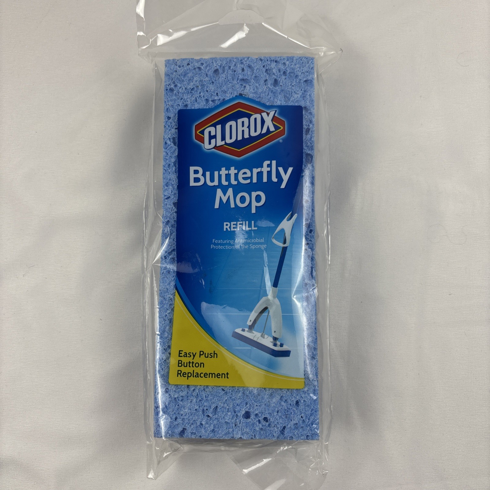 Clorox Butterfly Mop Refill Pad Easy Push Button Replacement Discontinued