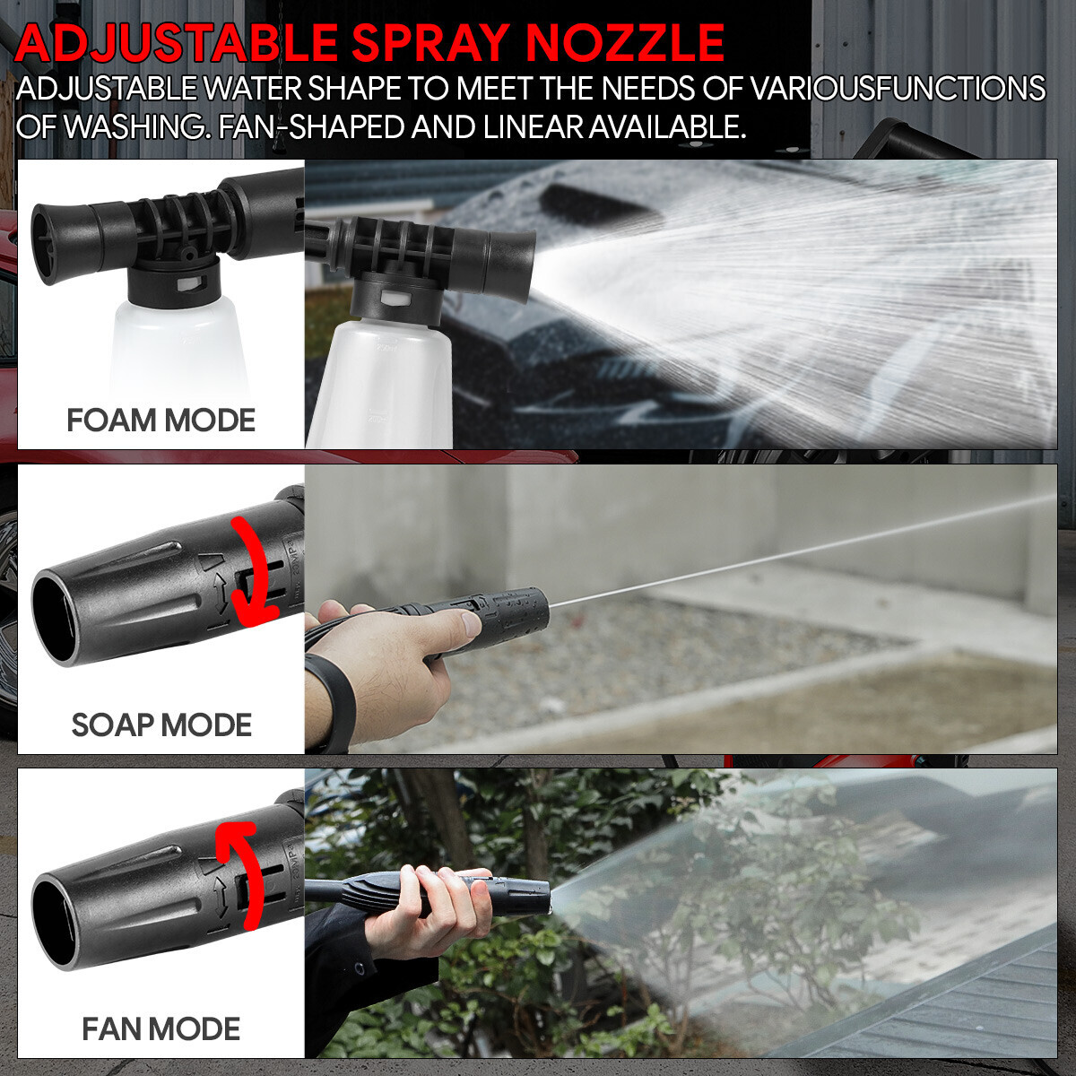 1500W 1813 PSI Pressure Washer Portable Electric Power Cleaner Machine 1.45 GPM