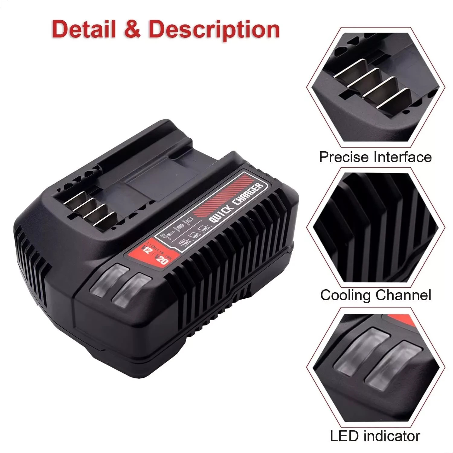 2PACK 20Volt For Craftsman V20 4.0Ah Li-ion Battery CMCB204 CMCB202 /Charger