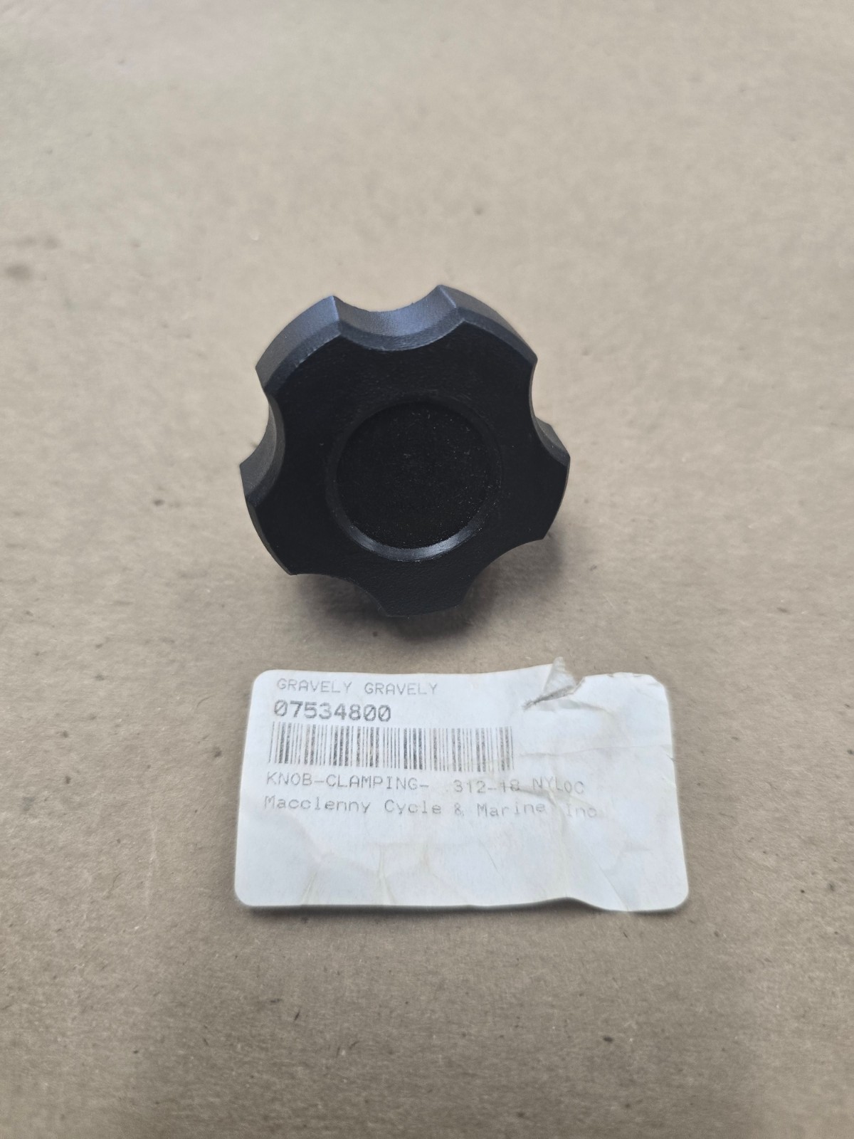 Ariens Gravely 07534800 00247600 KNOB CLAMPING .312 18 NYLOC