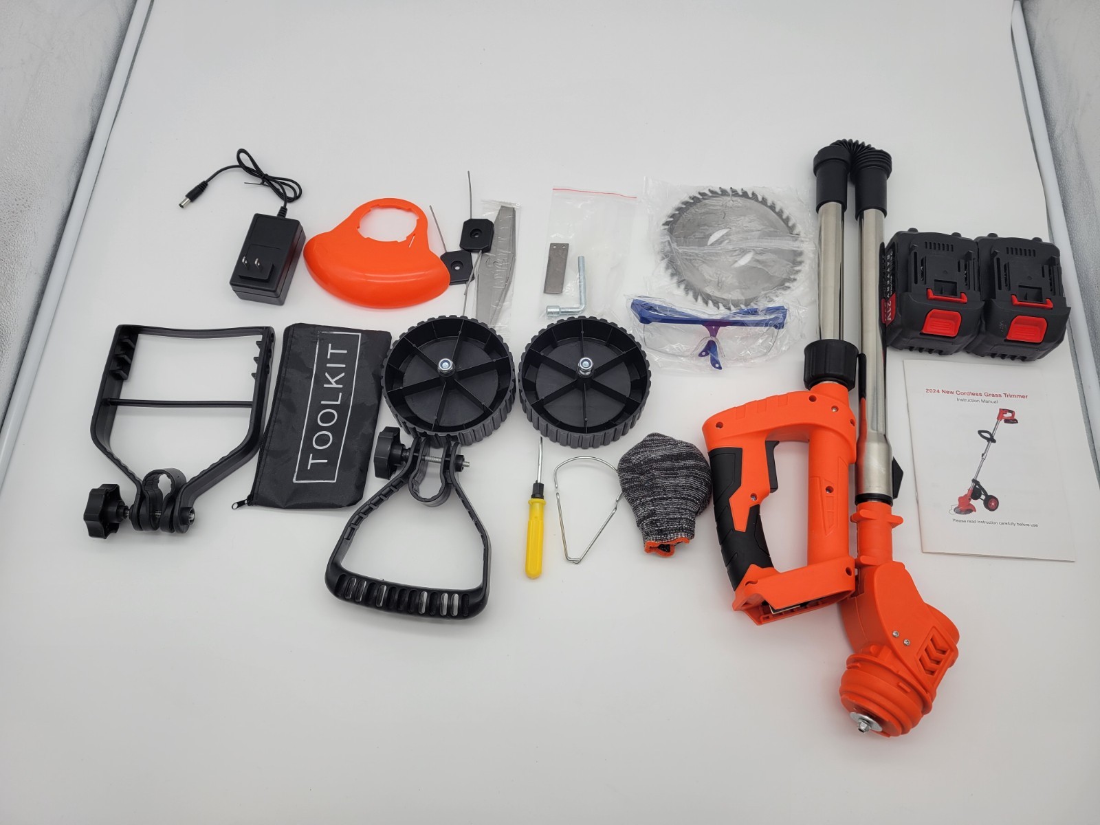 Weed Wacker, Cordless Weed Wacker, Cordless Grass Trimmer, Battery Powered Grass