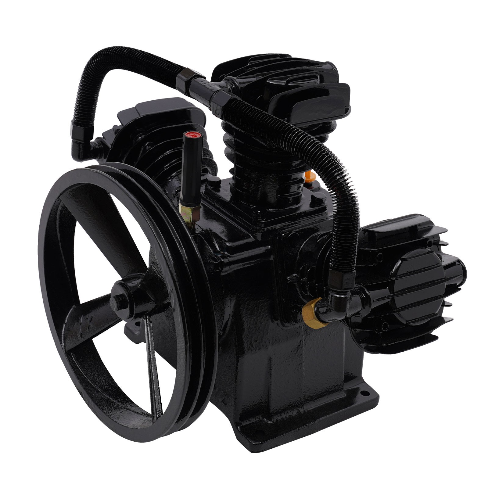 5-HP Single-Stage Inline-Twin Replacement Air Compressor Pump 3 3 Cylinder Head