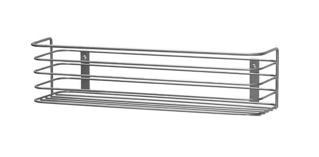 Door Mount Rack 13.19 in. H x 3.43 in. W ~ Nickel