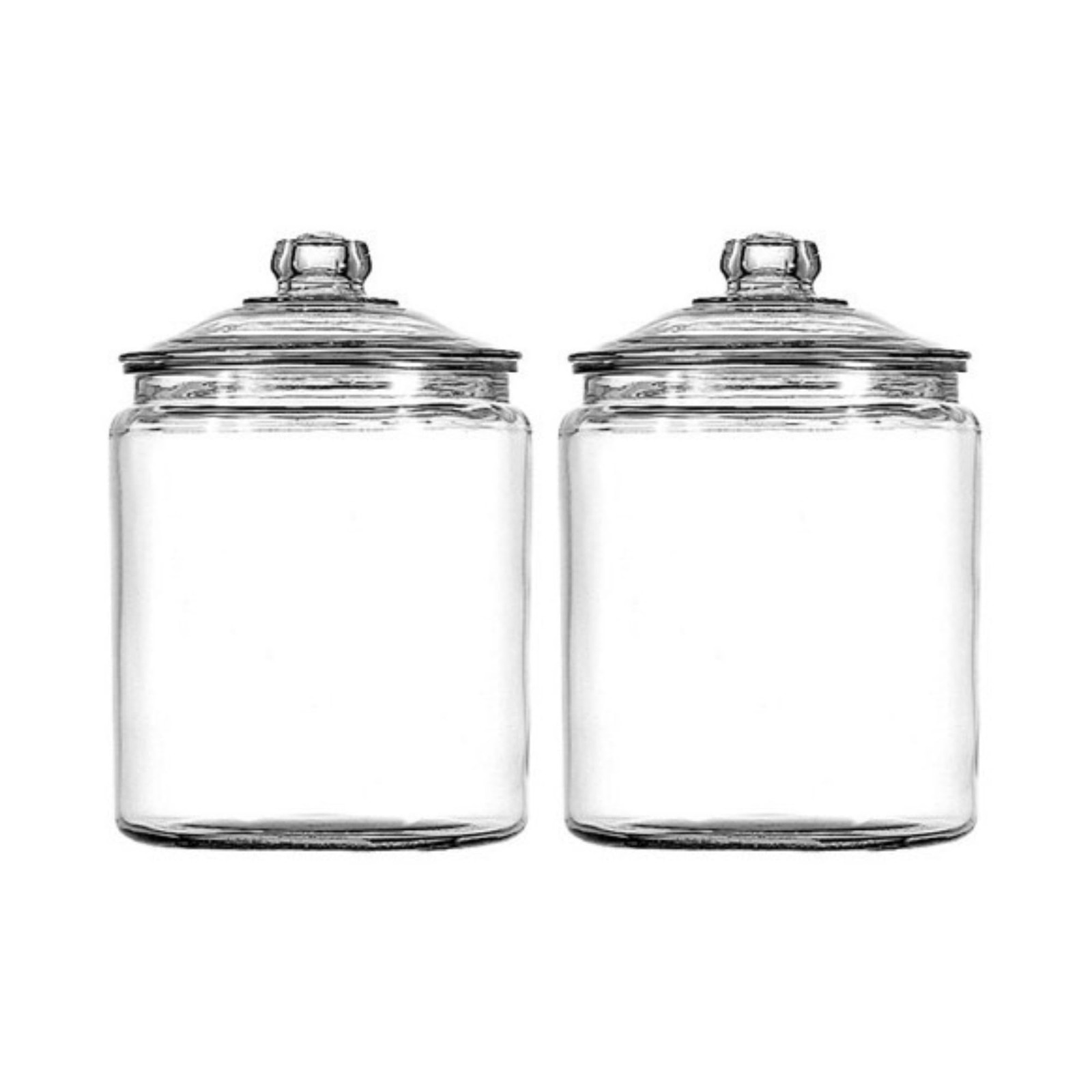 1 Gallon Glass Jar with Lid – Set of 2, Perfect for Storage and Organization