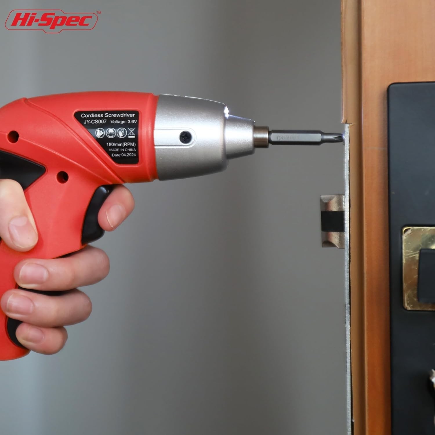 Hi-Spec 3.6V Cordless Electric Screwdriver Set w/ 26 Bits Mini Drill