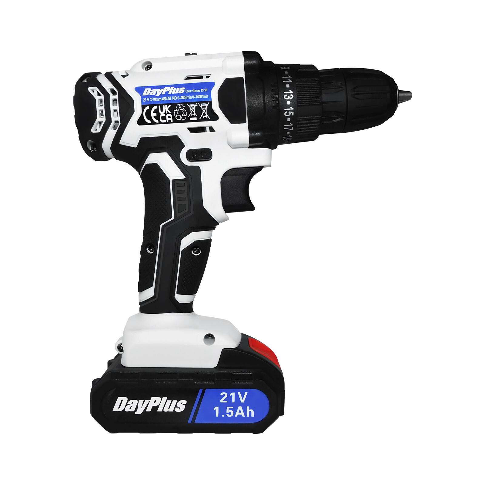 Electric Cordless Drills 21V Drill Driver Set With Charger Battery LED Worklight