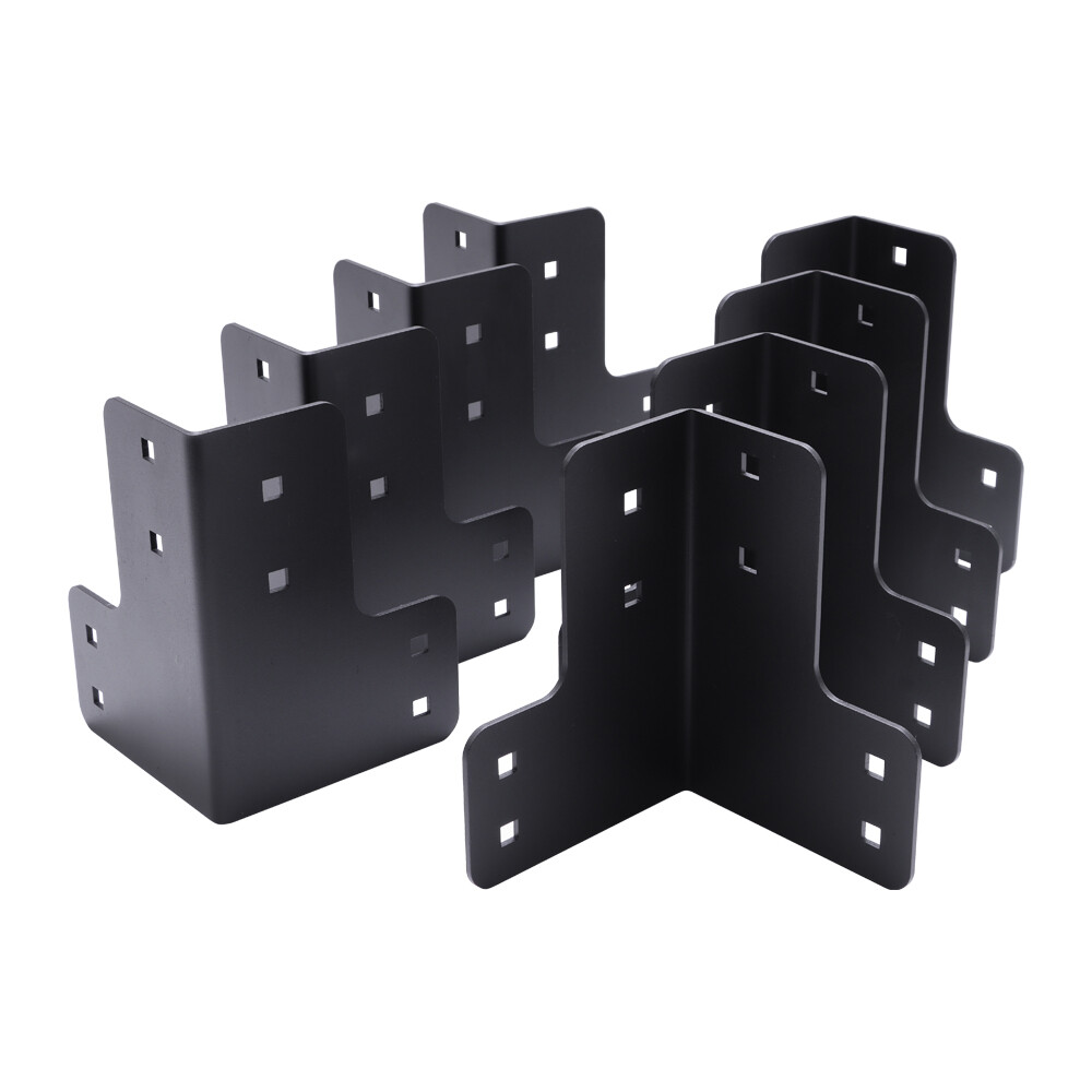Steel Corner Brackets 8 Pcs Workbench Shop Table Kit Multi-Angle Joint Fastener