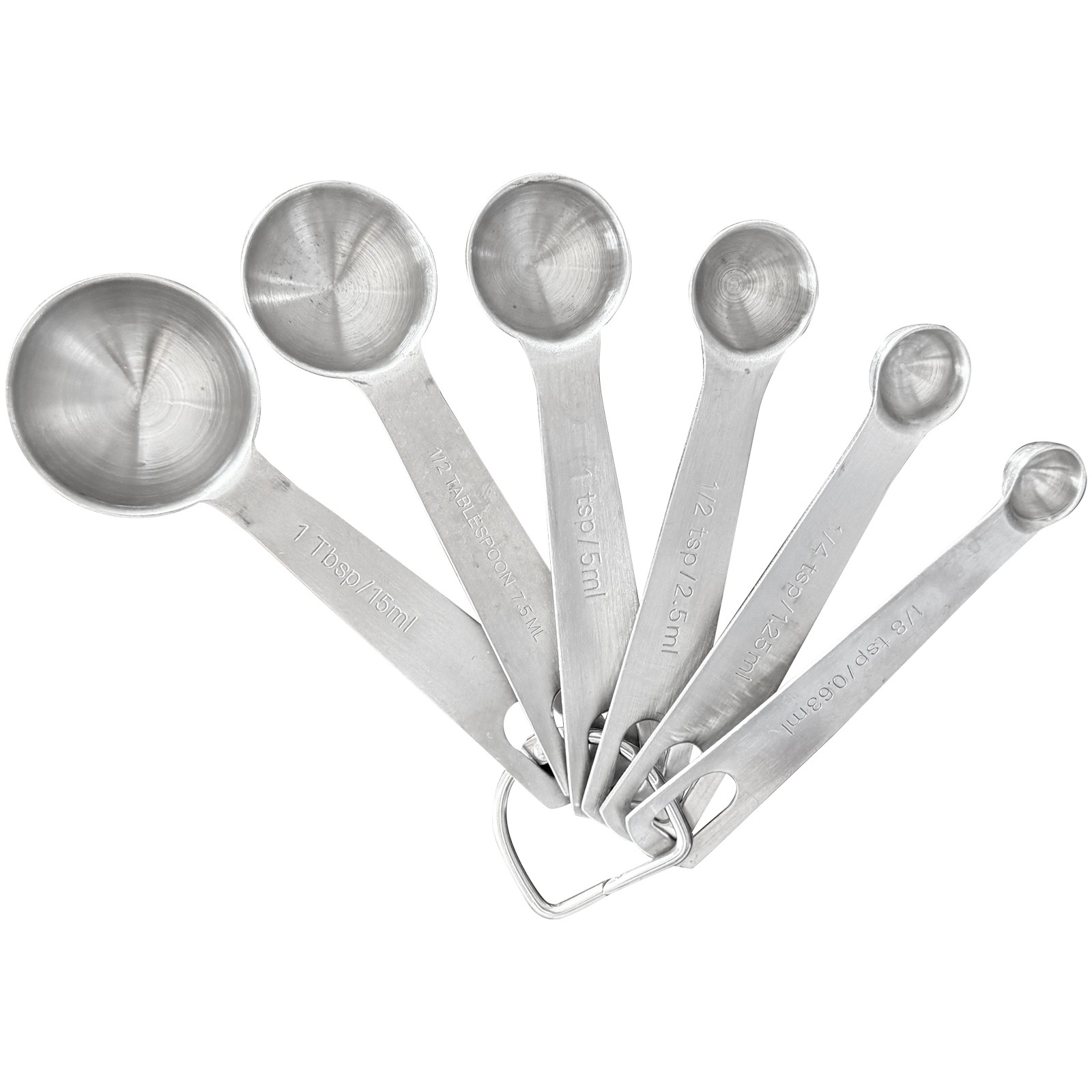 Household Stainless Steel Measuring Spoon Six-piece Set Kitchen Cooking Tool