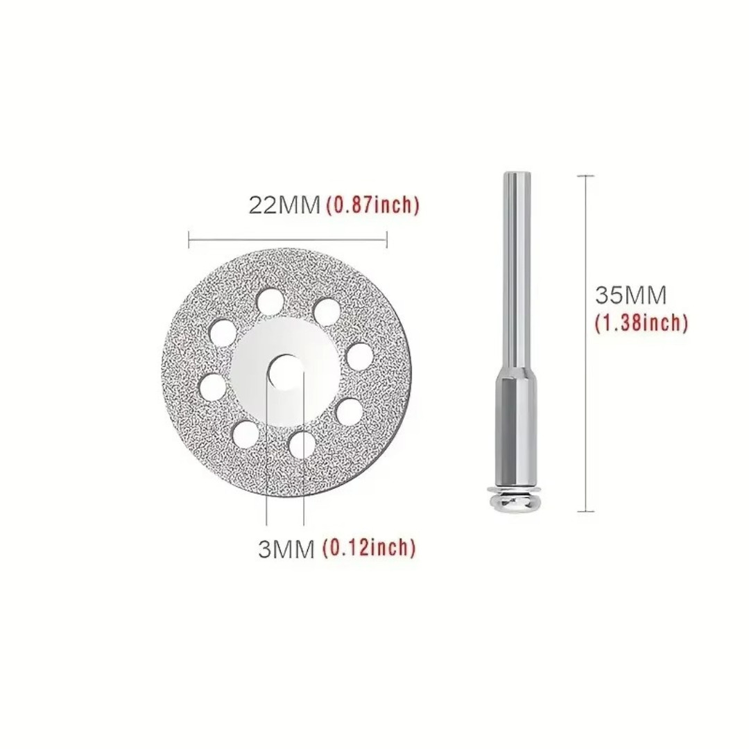 12 Diamond Cutting Wheels For Dremel Rotary Tool Die Grinder Metal Cut Off Disc