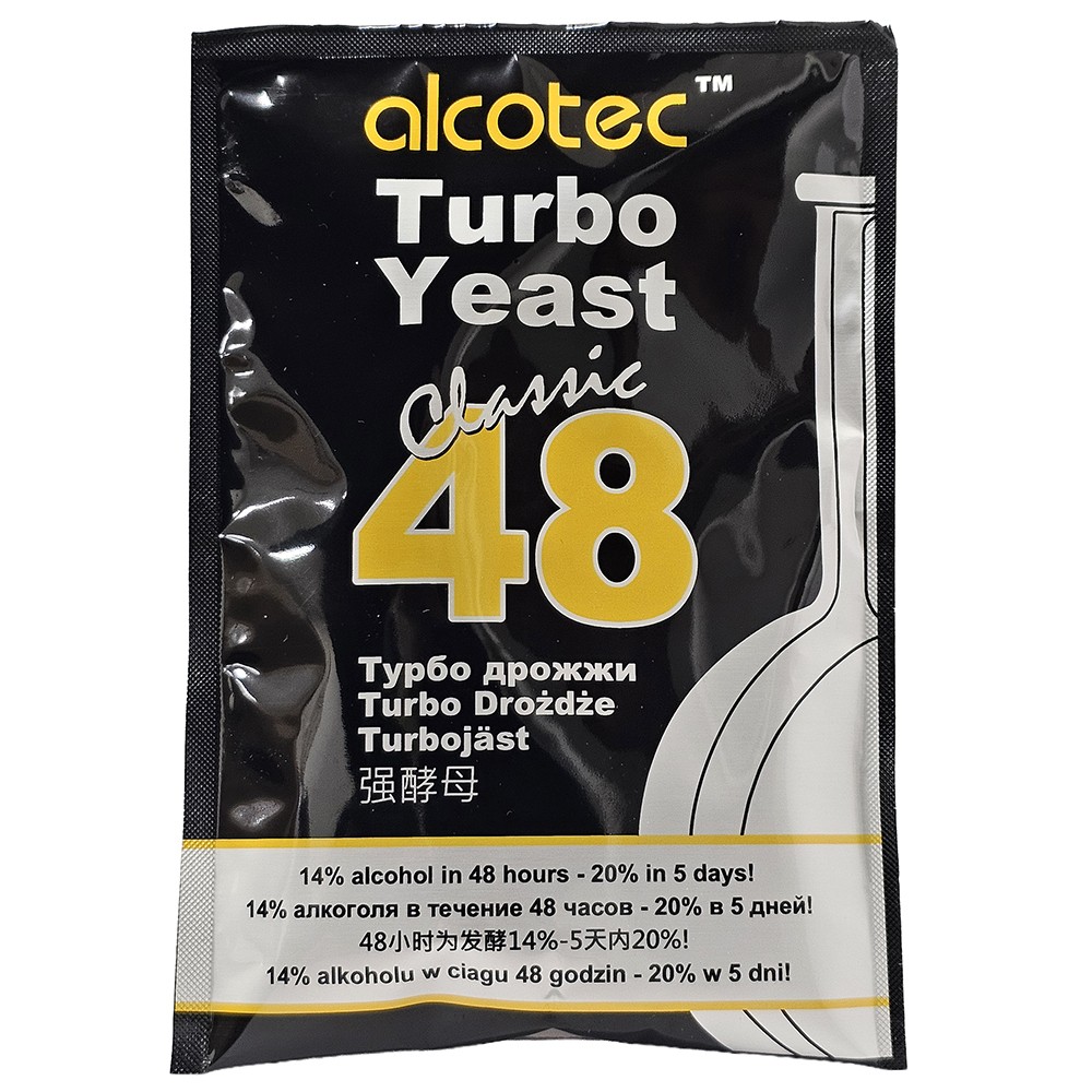 Alcotec 48 Hours Classic Turbo Yeast (Pack of 1)