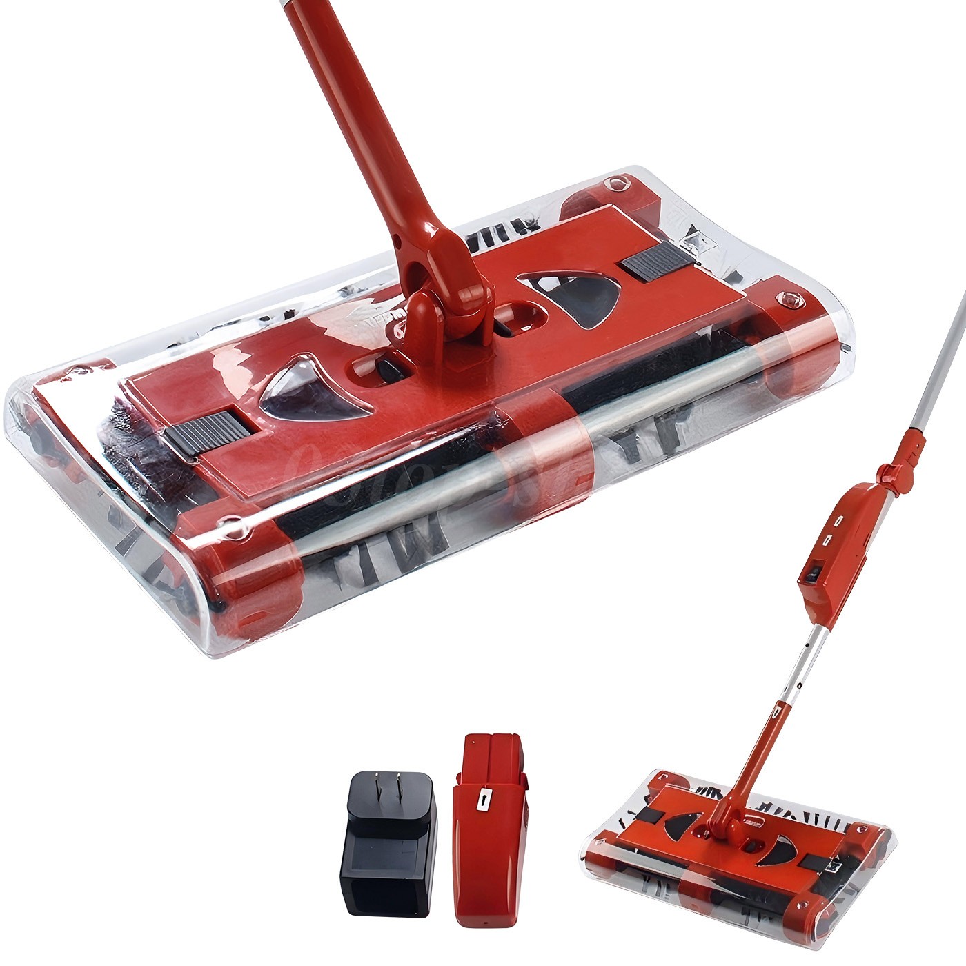 Swivel Sweeper Cordless Vacuum Lightweight 360 Swivel Rechargeable Quad 4000 RPM