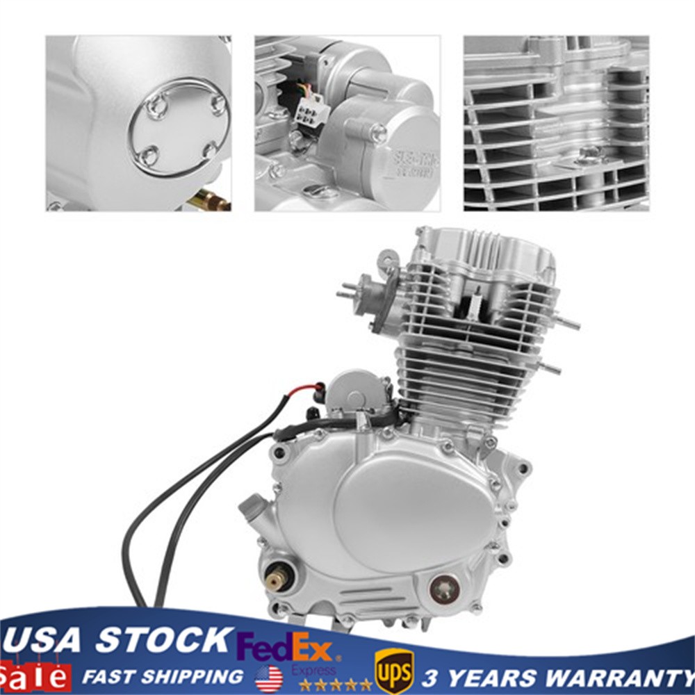 250CC 4 Stroke Vertical Engine 5 Speeds Transmission Motor Kit For Dirt Bike ATV