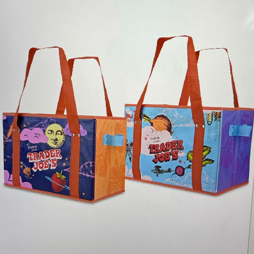 Trader Joe’s Stand-Up Collapsible Grocery Tote Bag (New Just Release) 1 Bag