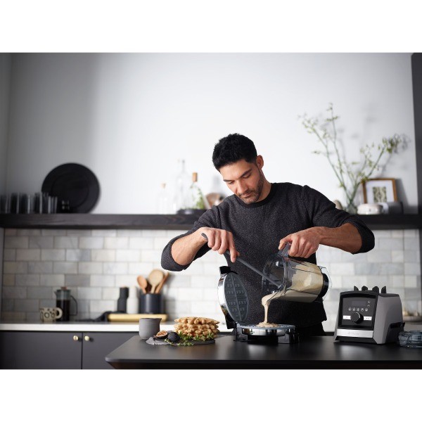Under Blade Scraper: Silicone Blender Accessory, Dishwasher-Safe, Gray