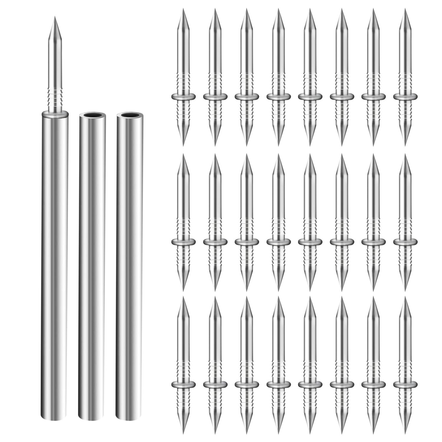 300 Count Double Headed Skirting Nails Dual Direction Nails for Wooden Baseb…