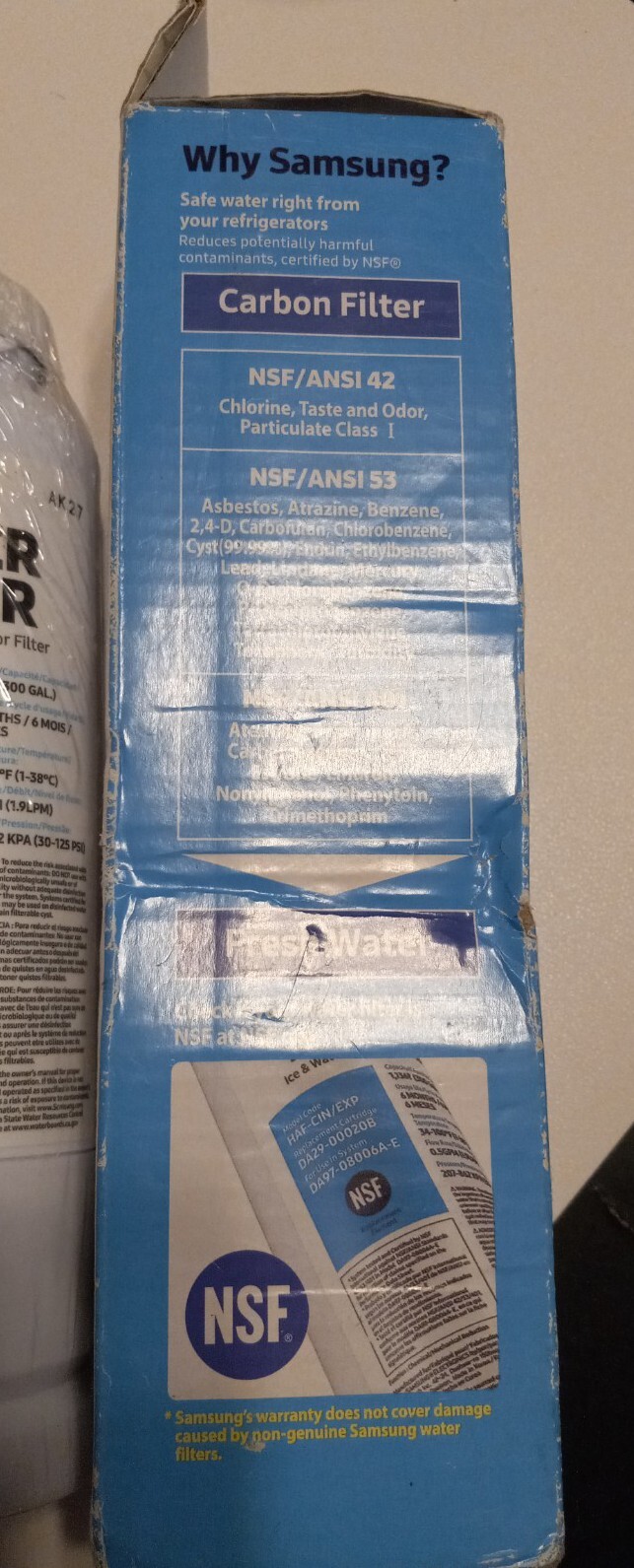 Samsung Replacement Refrigerator Water Filters DA29-00020B Lot Of 4(3 w/o Boxes)