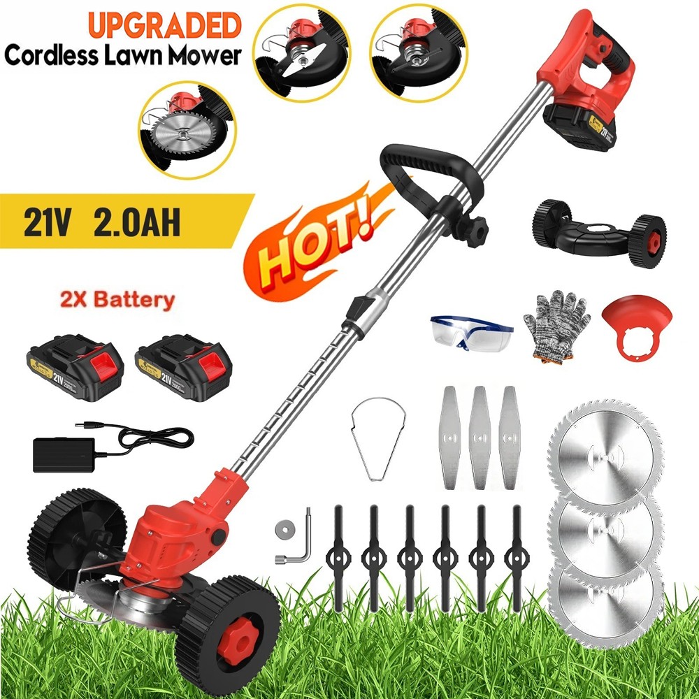 2500W Electric Cordless Grass String Trimmer Lawn Edger Weed Wacker Cutter USA