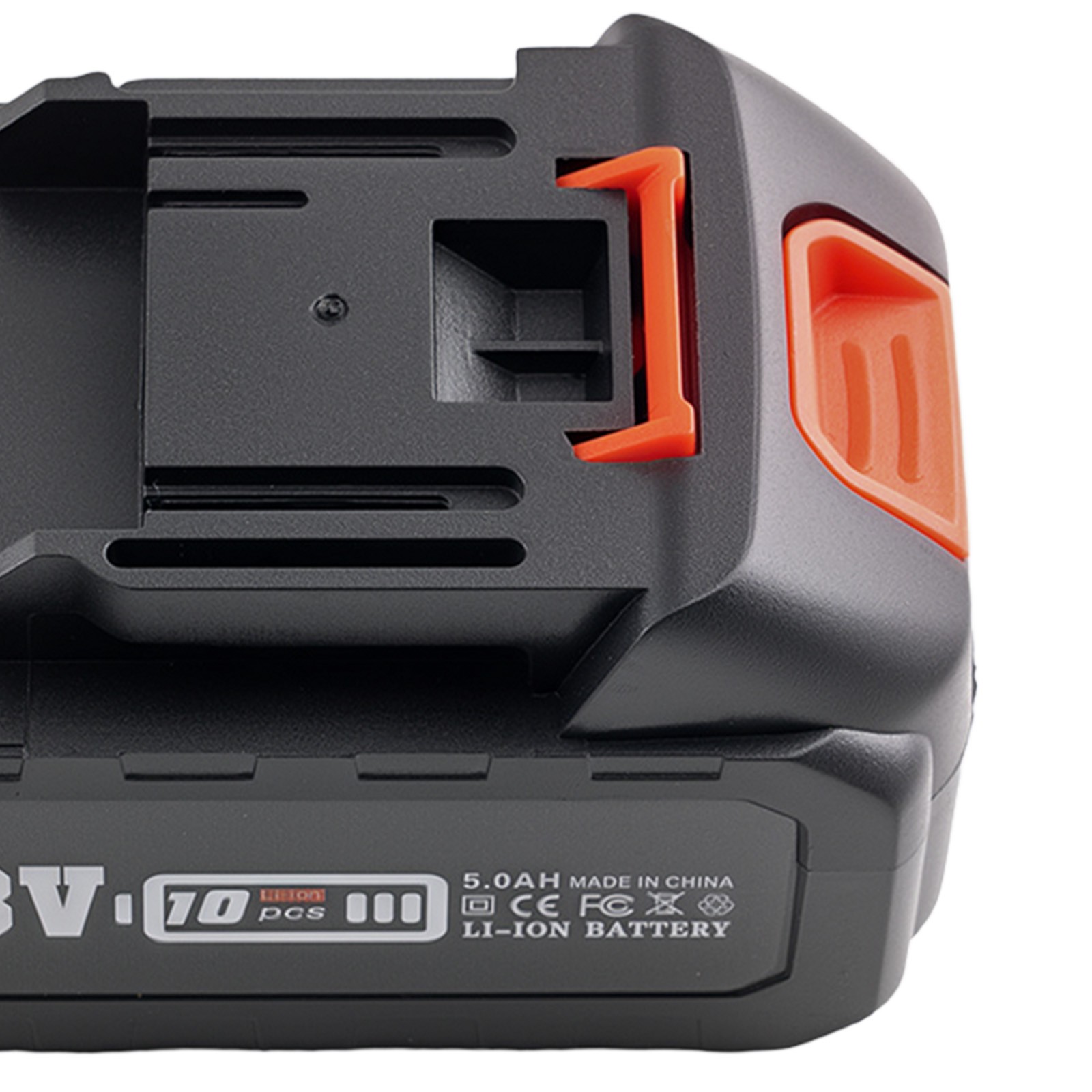18v-21v 5.0 Ah Lithium Battery With Charger Adapter Led Indicator For Power Tool
