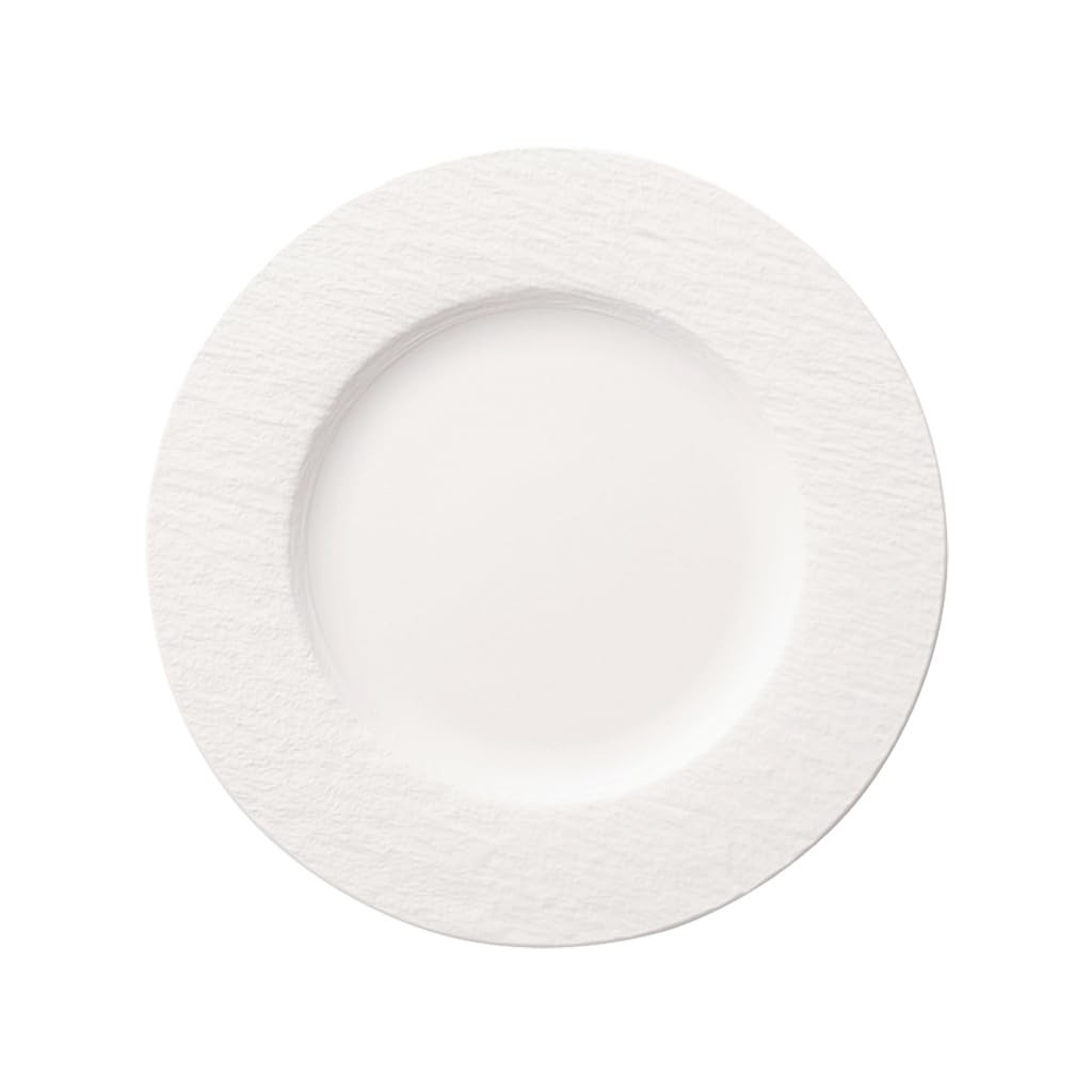 & Manufacture Rock Blanc Dinner Plate 10.5 In Premium Porcelain