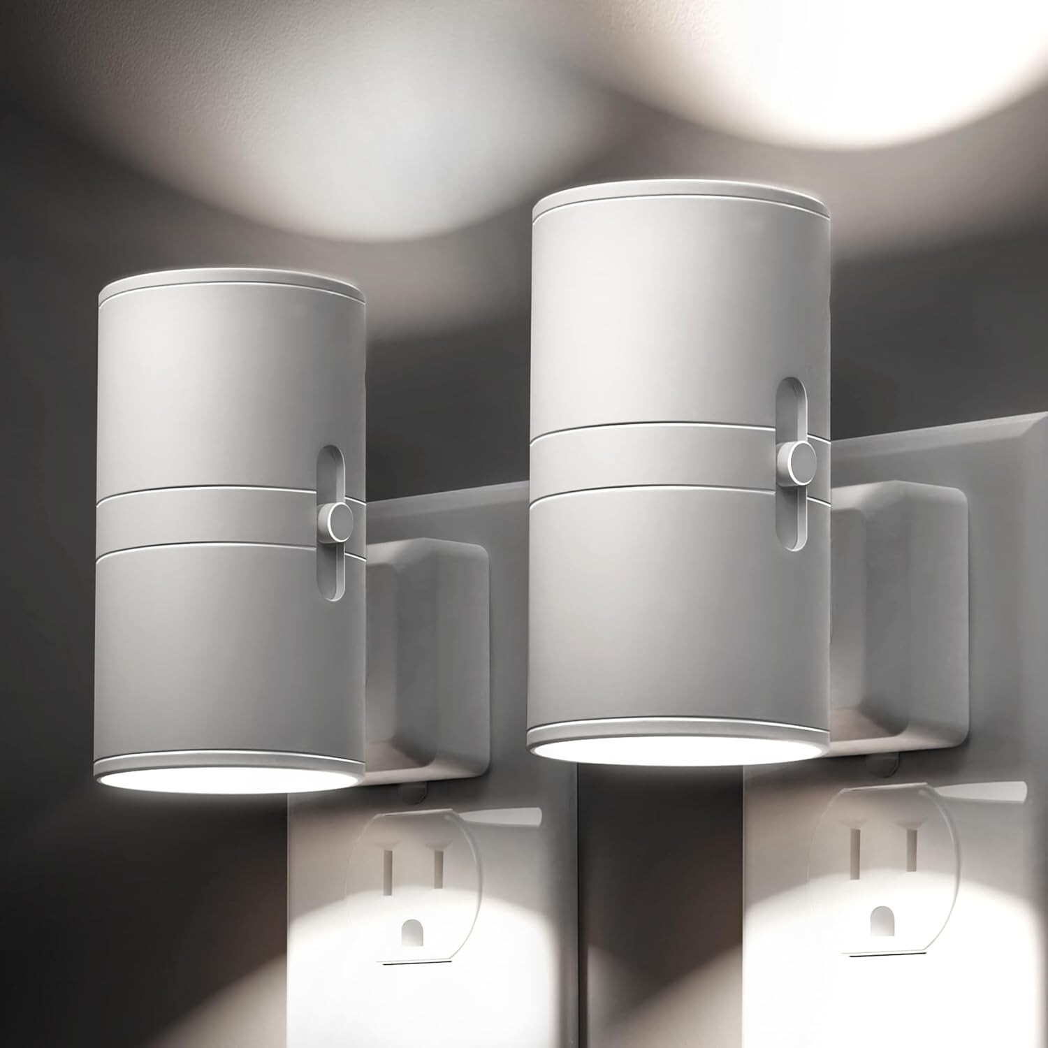 Adjustable Brightness LED Night Lights with Light Sensor – Perfect for Any Room