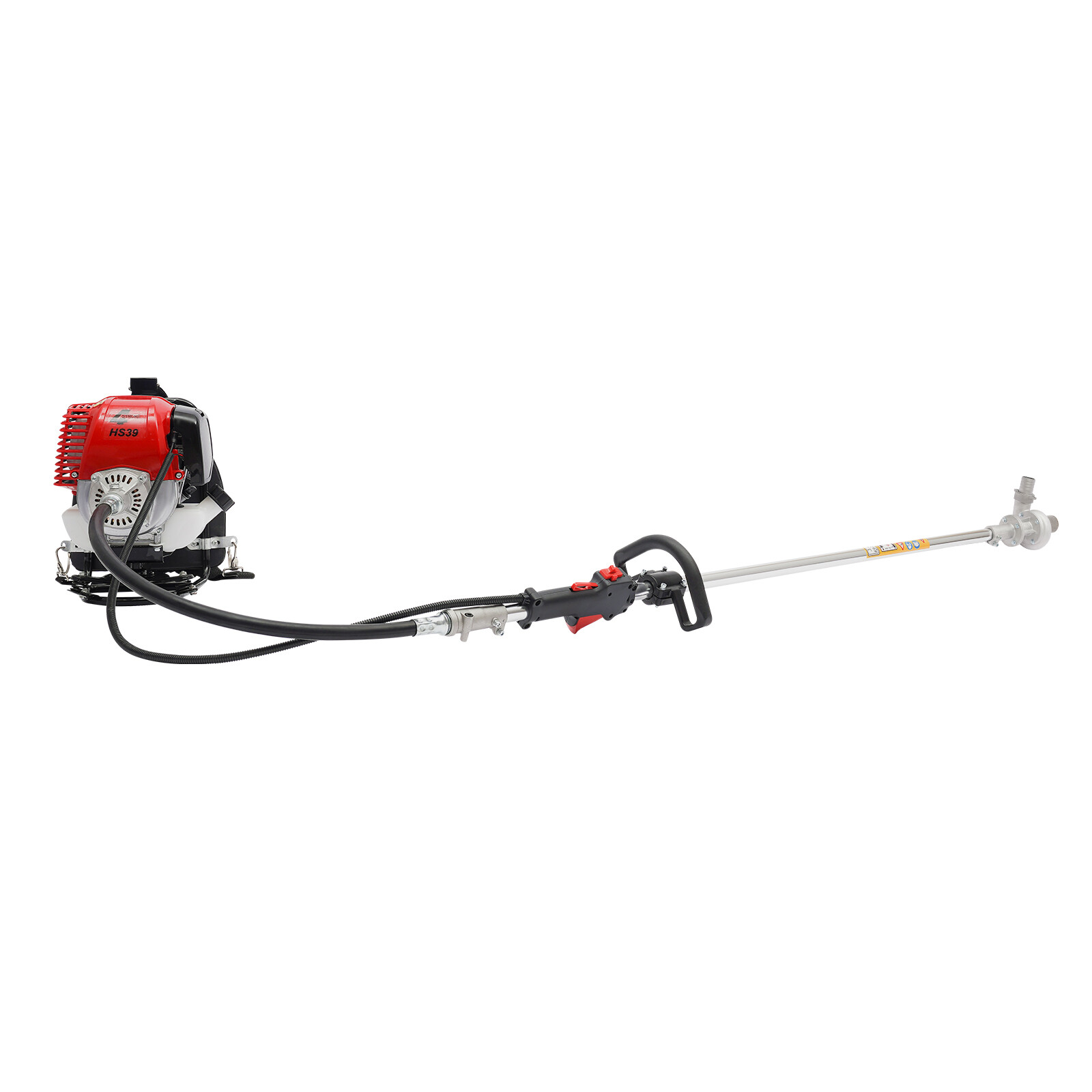 31CC 4-stroke Backpack Gas Garden Brush Cutter Grass Trimmer Lawn Mower+Pumping