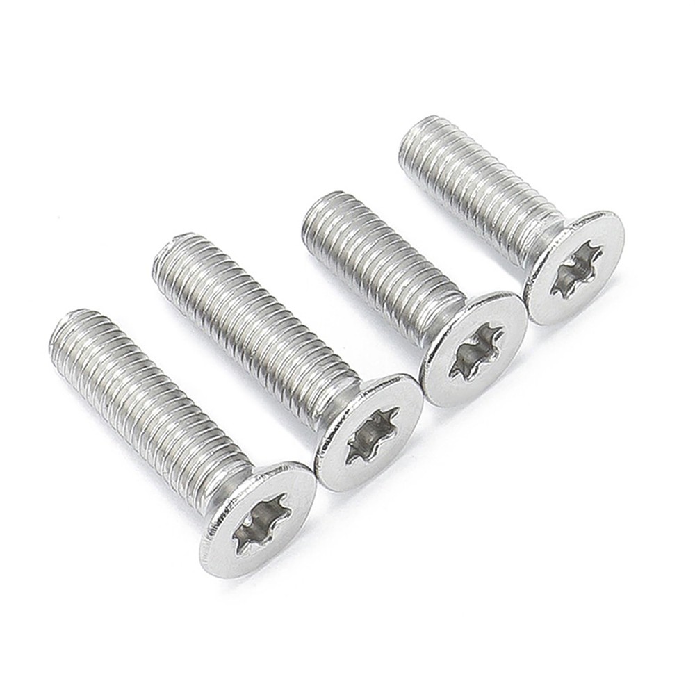 M6 M8 M10 M12 A2 Stainless Steel Torx Countersunk Machine Screws Six Lobe DIN965