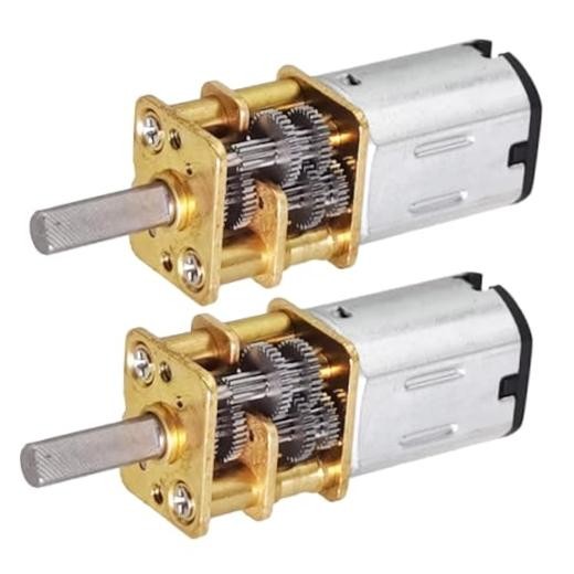 2Pcs DC 12V 2000RPM GA12 N20 High SpeedMotor 3-12V 7.5-4000RPM Low RPM Gear