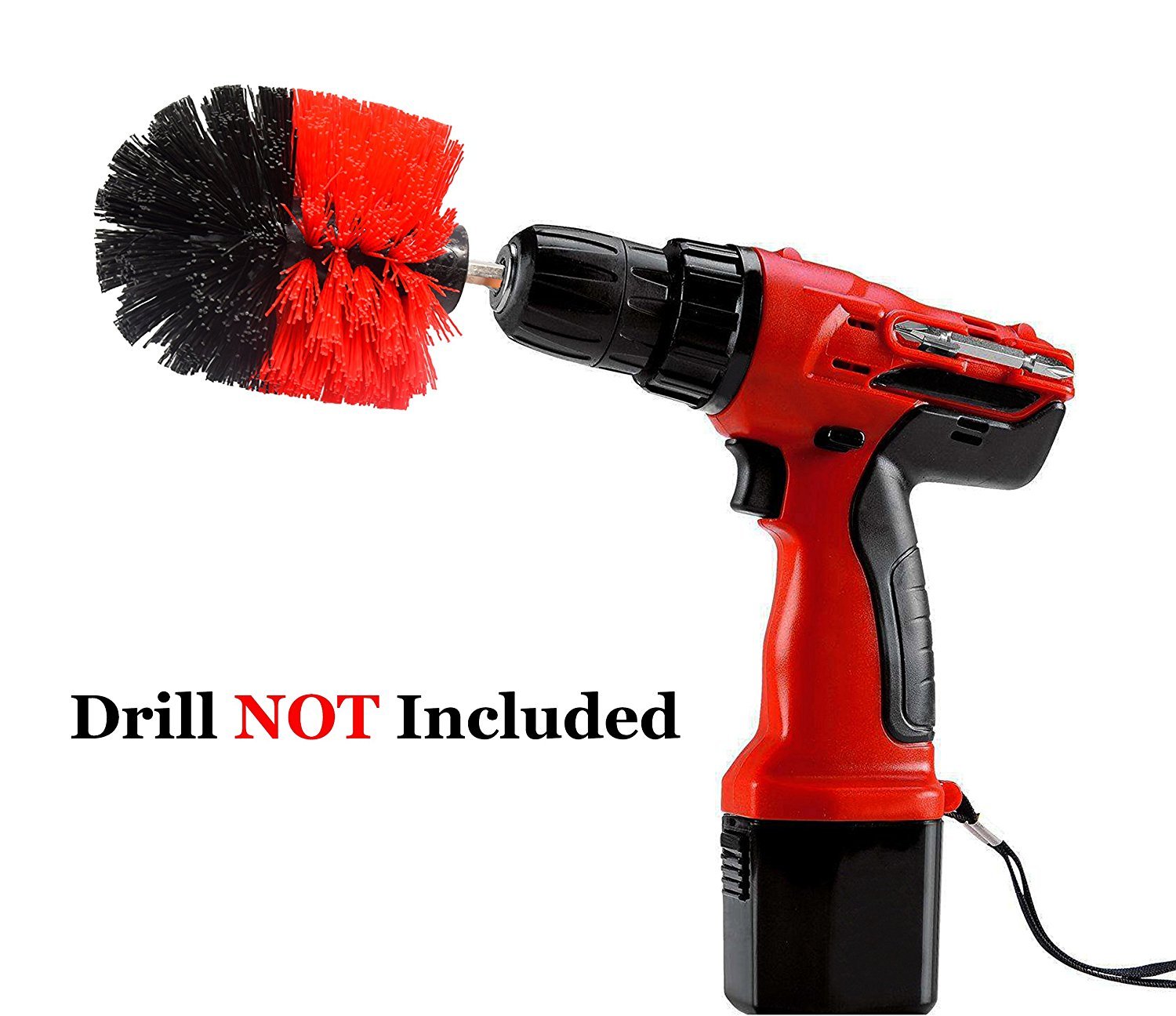 2pc Tile Grout Power Scrubber Cleaning Drill Brush (heavy duty)