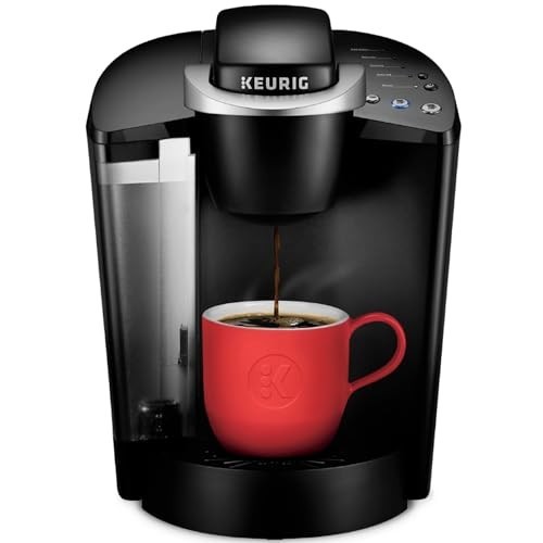 Keurig K-Classic Single Serve K-Cup Pod Coffee Maker, with 3 Brew Sizes, 48oz…