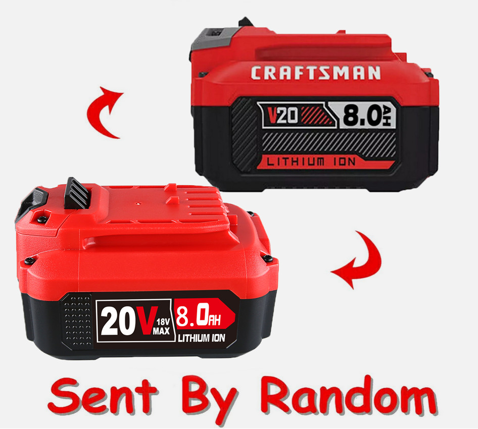 For Craftsman 20 Volt V20 Battery 8.0Ah 20V Max Lithium CMCB206 CMCB204 CMCB202