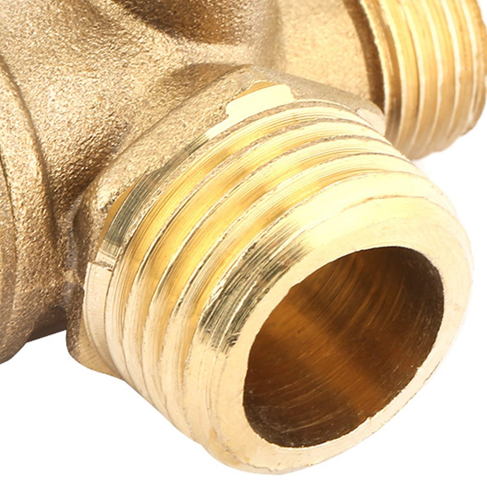 3Way Brass Male Threaded Air Compressor Check Valve G1/2″ x G3/8″ x G1/8″