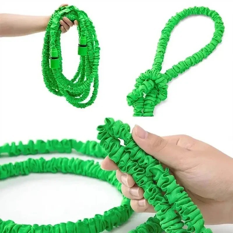 Expanding Expandable Flexible Garden Water Hose w Spray Nozzle 25, 50, 75, 100FT