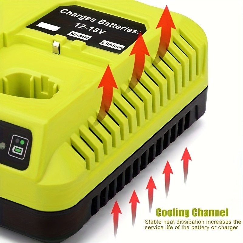 18V 12V Rapid Battery Charger for Ryobi P117 P118 P108 Lithium NiCad Charger