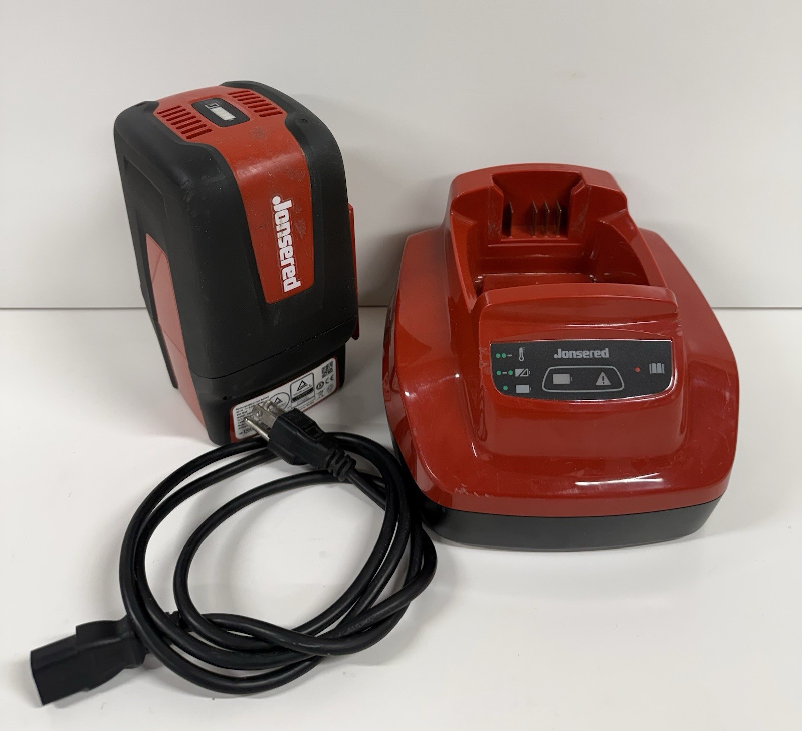 JONSERED / HUSQVARNA 58V MAX 5.2 AH – 280Li – BATTERY & CHARGER — AS IS / PARTS