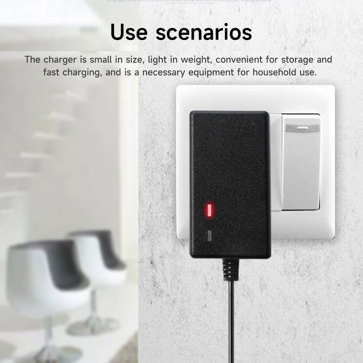 Universal Mini Chainsaw Battery Charger For 20V21V 4in 6in Cordless Electric Saw
