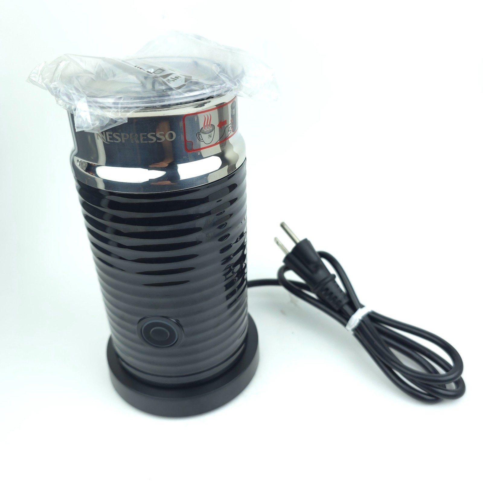 Nespresso Aeroccino 3 Black Hot Cold Milk Frother 3694 *NO WHISK*