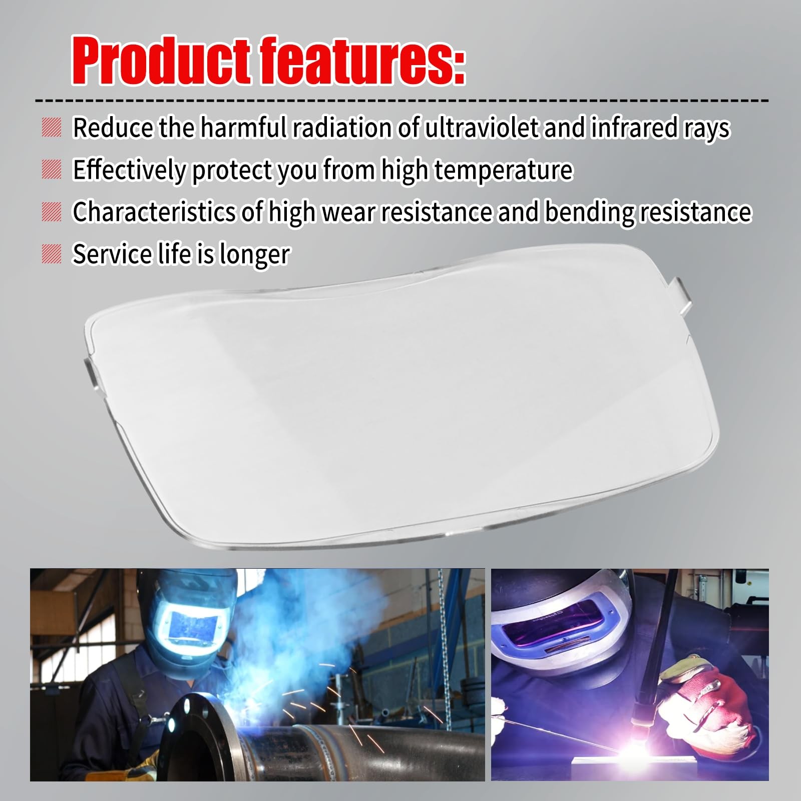 AQBB 5 Pack 06-0200-51 Outside Protection Plate for 9100 Series Welding white