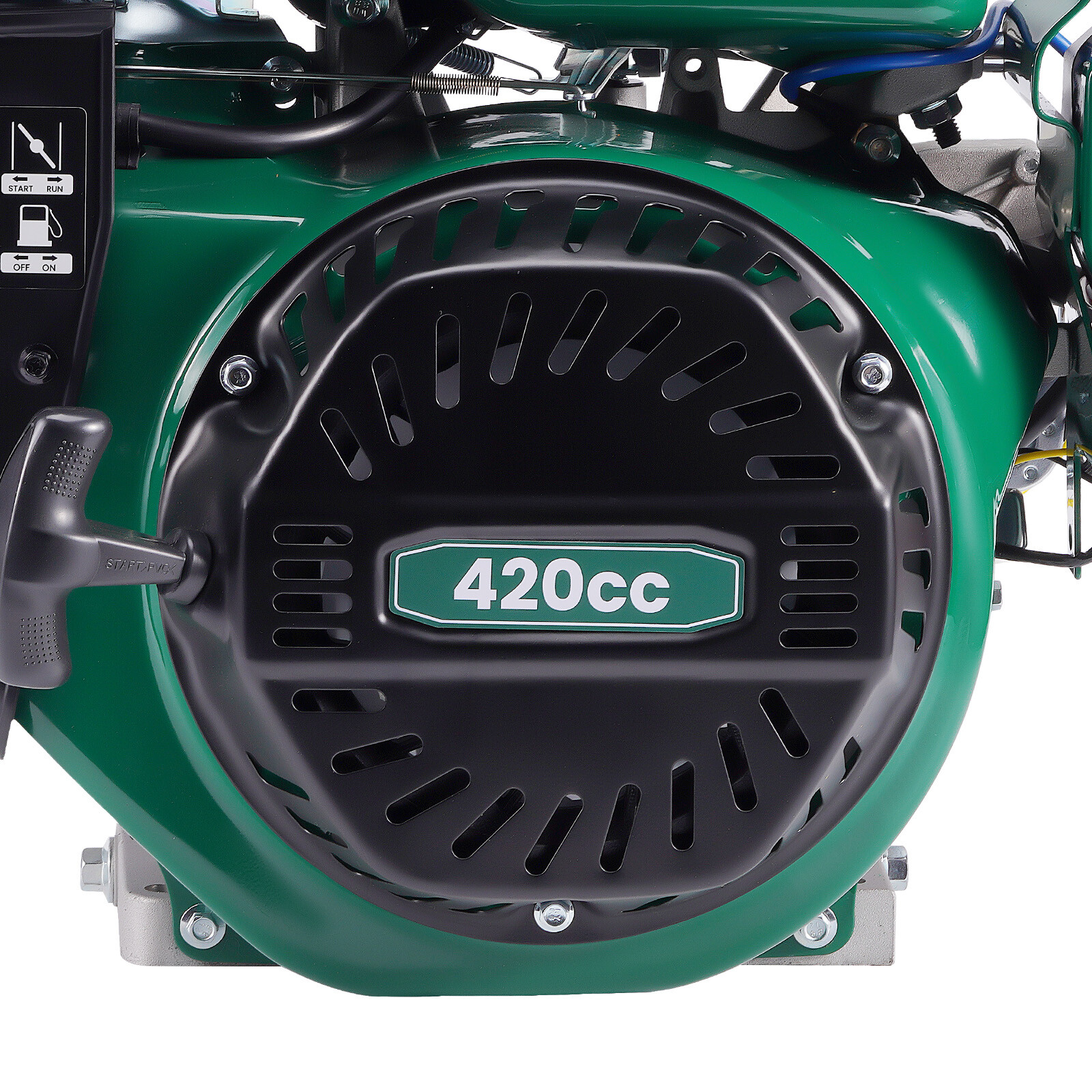 15HP 420cc Horizontal Engine Motor Electric Start Gasoline 4 Stroke Compressors