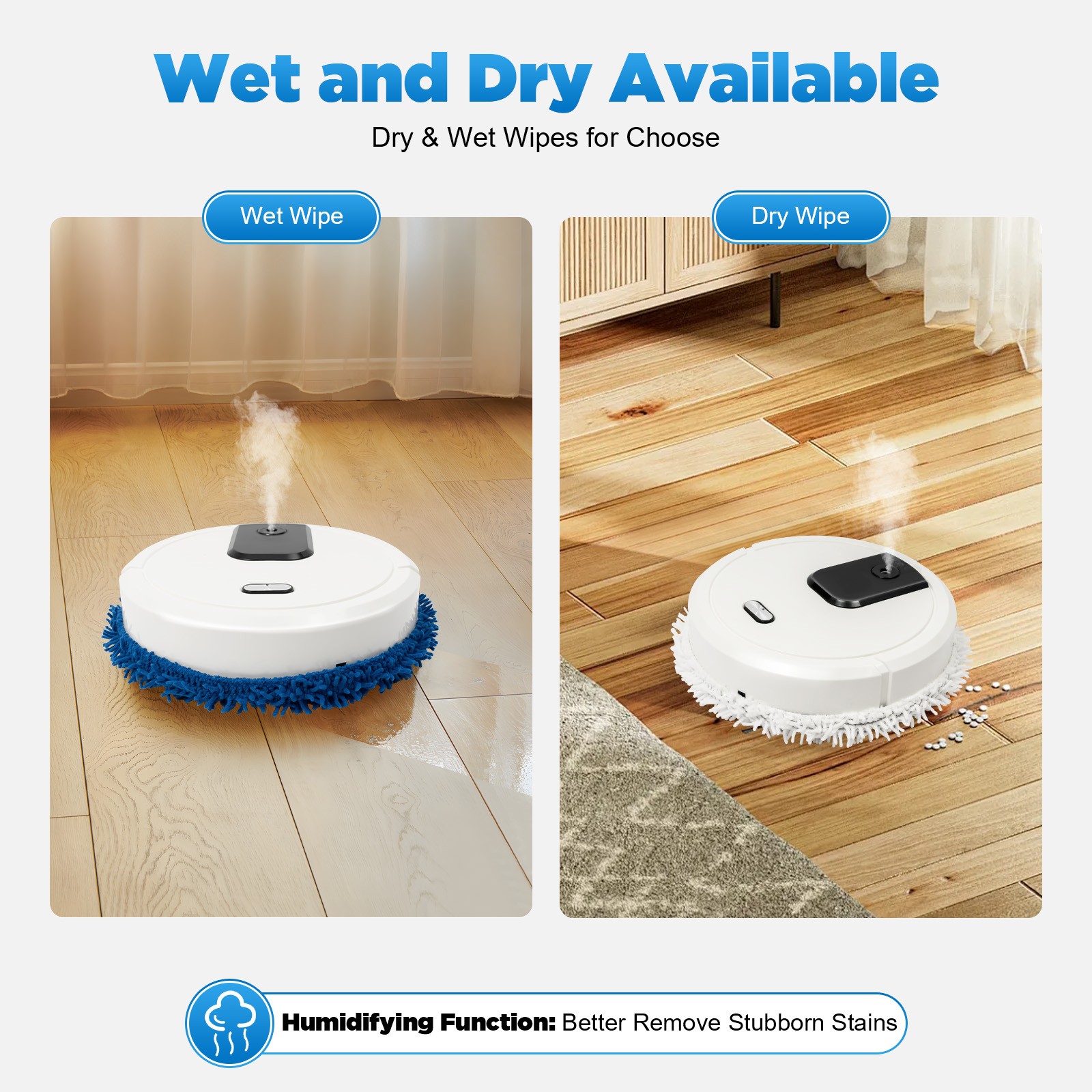 3 In 1 Smart Robot Floor Sweeper and Mopping Machine with USB Charging