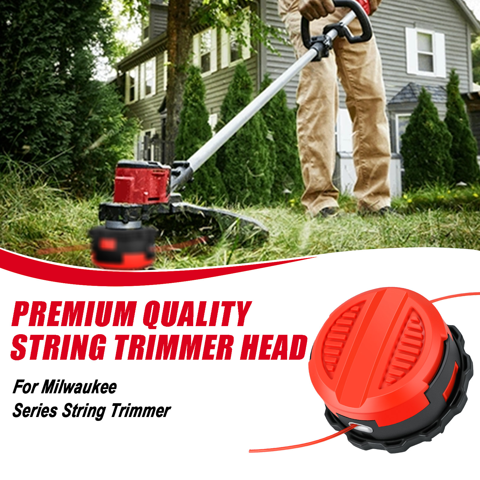 High Quality Trimmer Head Fits Milwaukee M18 String Trimmers Weed Eater Head