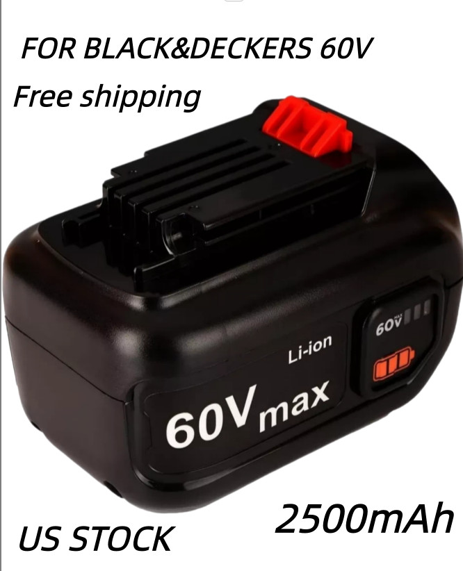 60V batteries for For Black Decker CM2060C LHT360C LHT360CFF Cordless Mower US