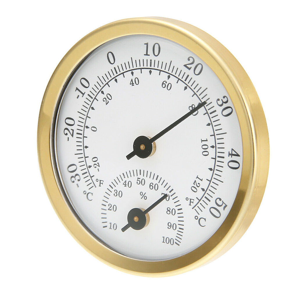 Mini Analog Humidity Temperature meter Gauge Thermometer Hygrometer Household *