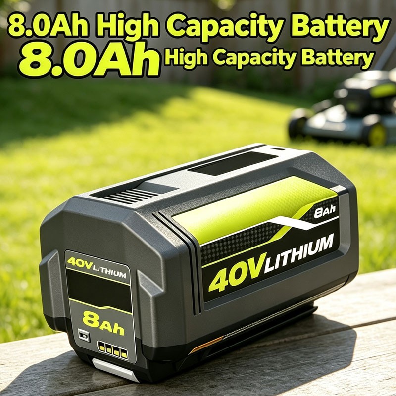 8.0Ah For Ryobi 40V Battery Lithium OP4050 OP40602 OP40261 OP4060 OP4030 8000mAh