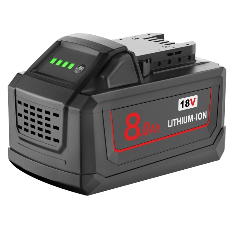 1-8PACK 8.0AH Battery/Charger For Milwaukee for M18 Lithium Extended 48-11-1860