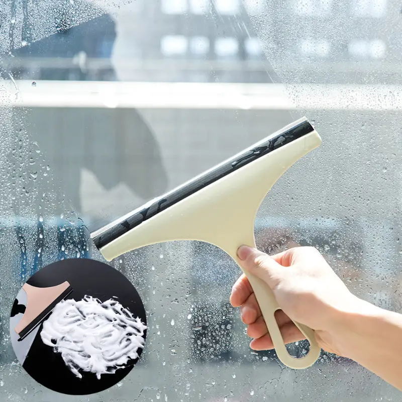 3X Glass Window Wiper Cleaner Squeegee Shower Screen Mirror Home Car Blade Brush